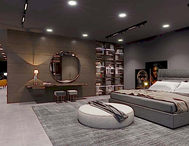 Cosy Black Yatak Odası