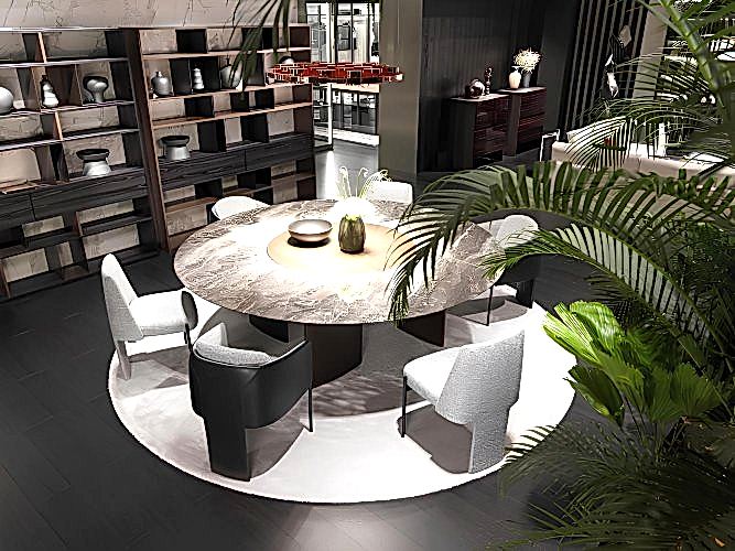 Ala Round Yemek Odası | Belusso Modern Mobilya Dekorasyon, İç Mimarlık Desteği | Modoko | Masko