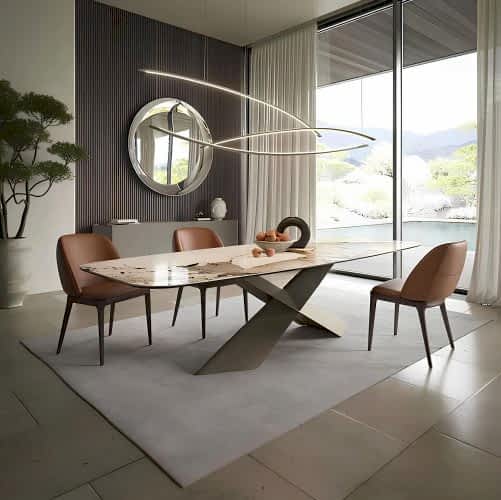 Calacatta Yemek Odası | Belusso Modern Mobilya Dekorasyon, İç Mimarlık Desteği | Modoko | Masko