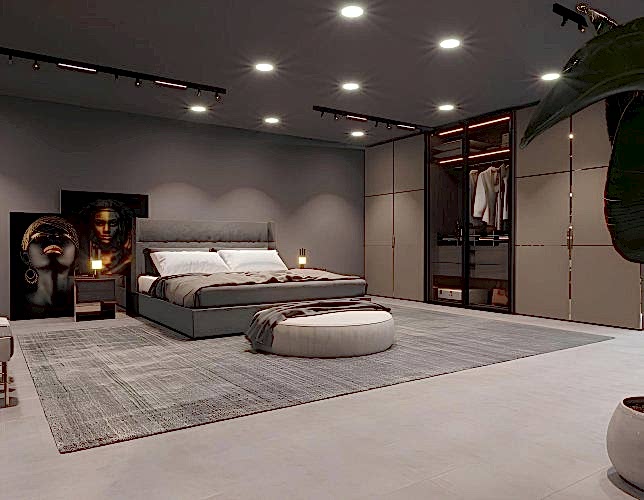 Cosy Black Yatak Odası