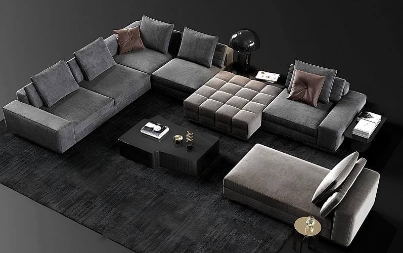 Lawrence Köşe Koltuk Takımı | Belusso Modern Mobilya Dekorasyon, İç Mimarlık Desteği | Modoko | Masko